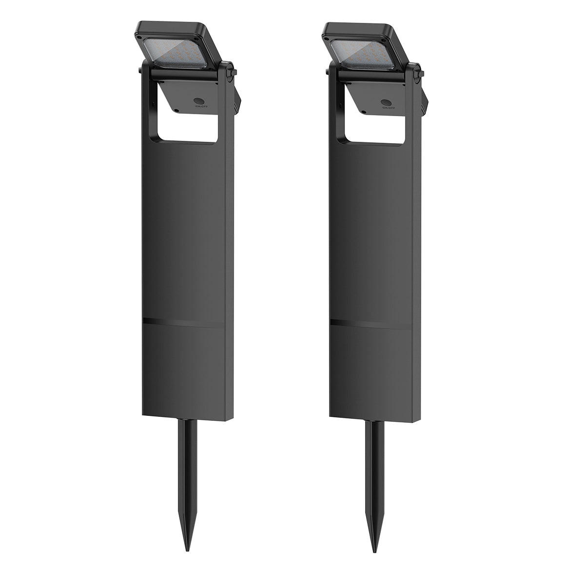 SOLARLEUCHTEN BRITY schwarz - Schwarz, Kunststoff (16.2/2.8/49cm) - Lumisky