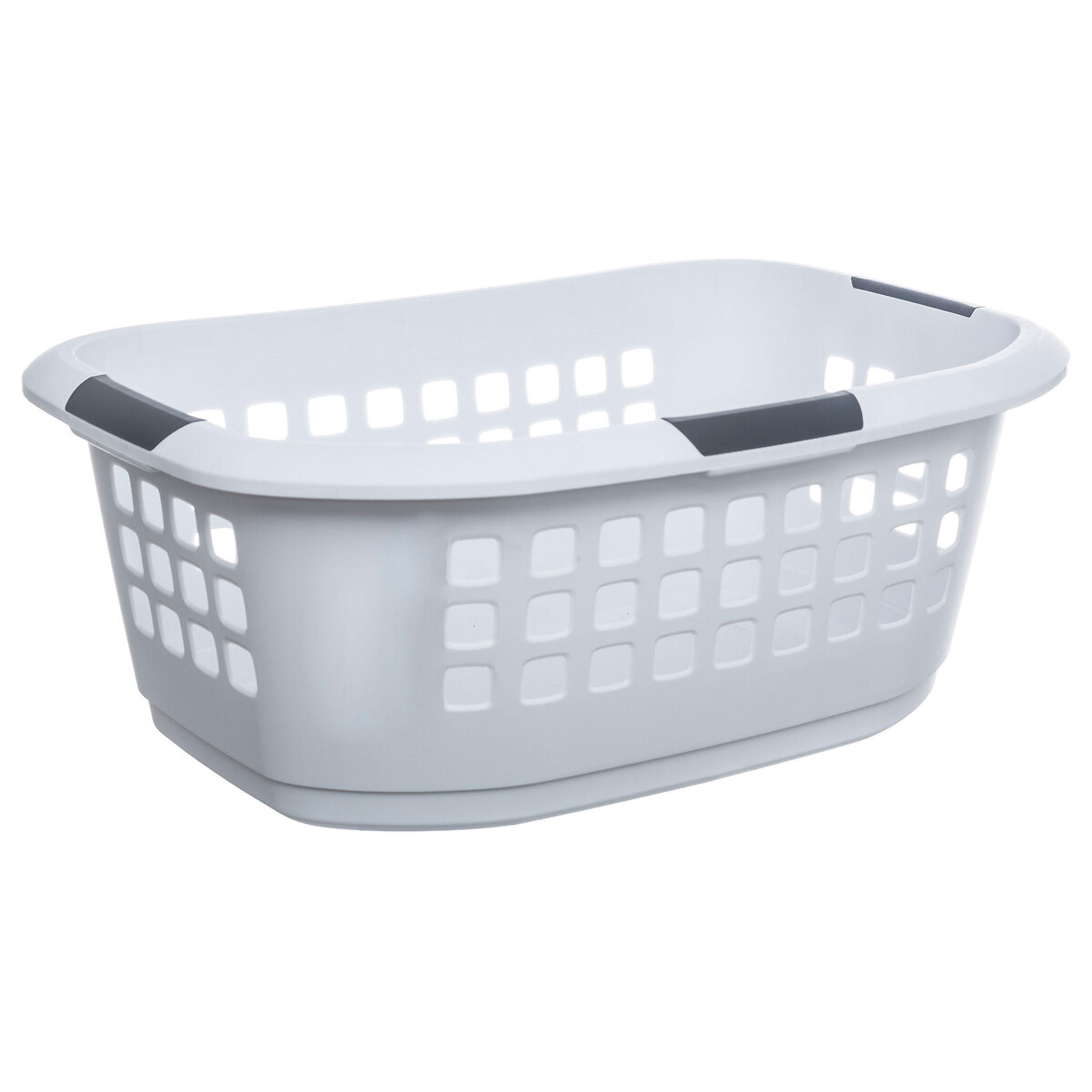 WÄSCHEKORB Hugger, PP-Kunststoff, Weiß, 51 Liter - Weiß, Kunststoff (67.4/46.8/27.1cm) - 5five Simply Smart