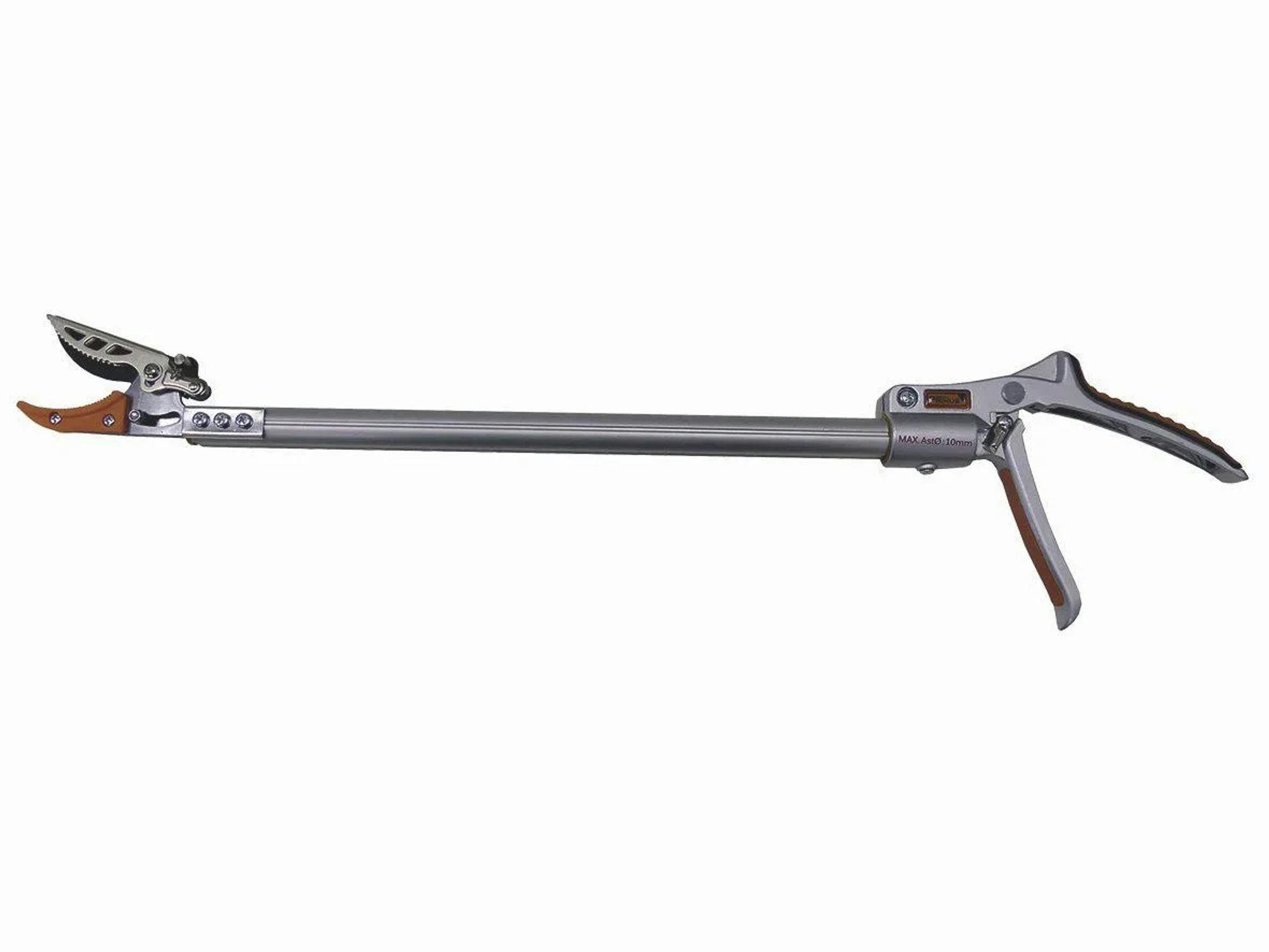 GARTENSCHERE Spezial, Aluminium, mit Schnittgut-Haltevorrichtung - Silberfarben, Metall (9/3/63cm) - Westfalia