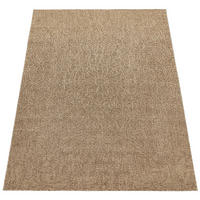 TEPPICH Outdoor Natur Balkon, Terrasse schmutzabweisend Beige Rechteckig 120x160 - Beige, Textil (120/160cm) - KADIMA DESIGN
