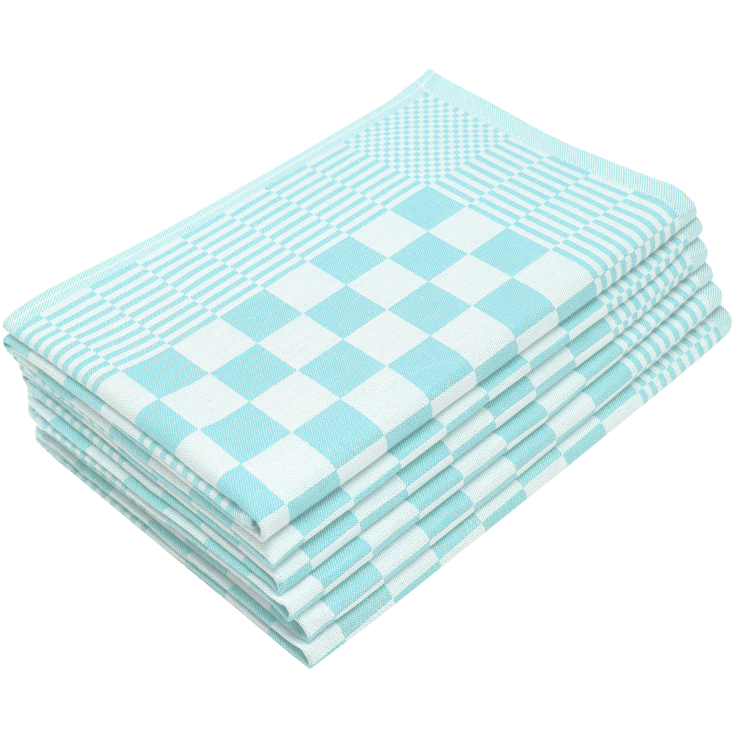 GESCHIRRTÜCHER, 6er-Set, 65x65 cm, 100% Baumwolle, Grün - Grün, Textil (65/65cm) - Zollner