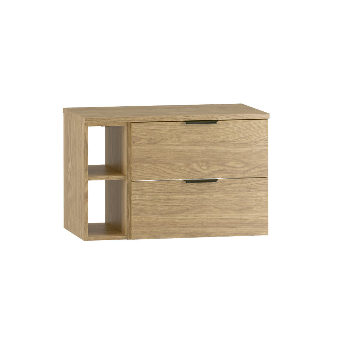 WASCHTISCHUNTERSCHRANK 80.6cm Astrid Holz - Braun, Holzwerkstoff (80.6/52.2/46.5cm) - Petits-meubles
