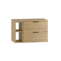 WASCHTISCHUNTERSCHRANK 80.6cm Astrid Holz - Braun, Holzwerkstoff (80.6/52.2/46.5cm) - Petits-meubles