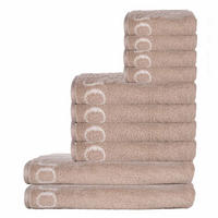 HANDTUCH Unisex Classic Beige Baumwolle 10er Pack - Beige, Textil (200/135cm) - Joop!