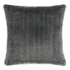 KISSEN Kinta carbonfarben 45 x 45 cm - Schwarz, Textil (45/45cm) - Vivaraise