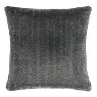 KISSEN Kinta carbonfarben 45 x 45 cm - Schwarz, Textil (45/45cm) - Vivaraise