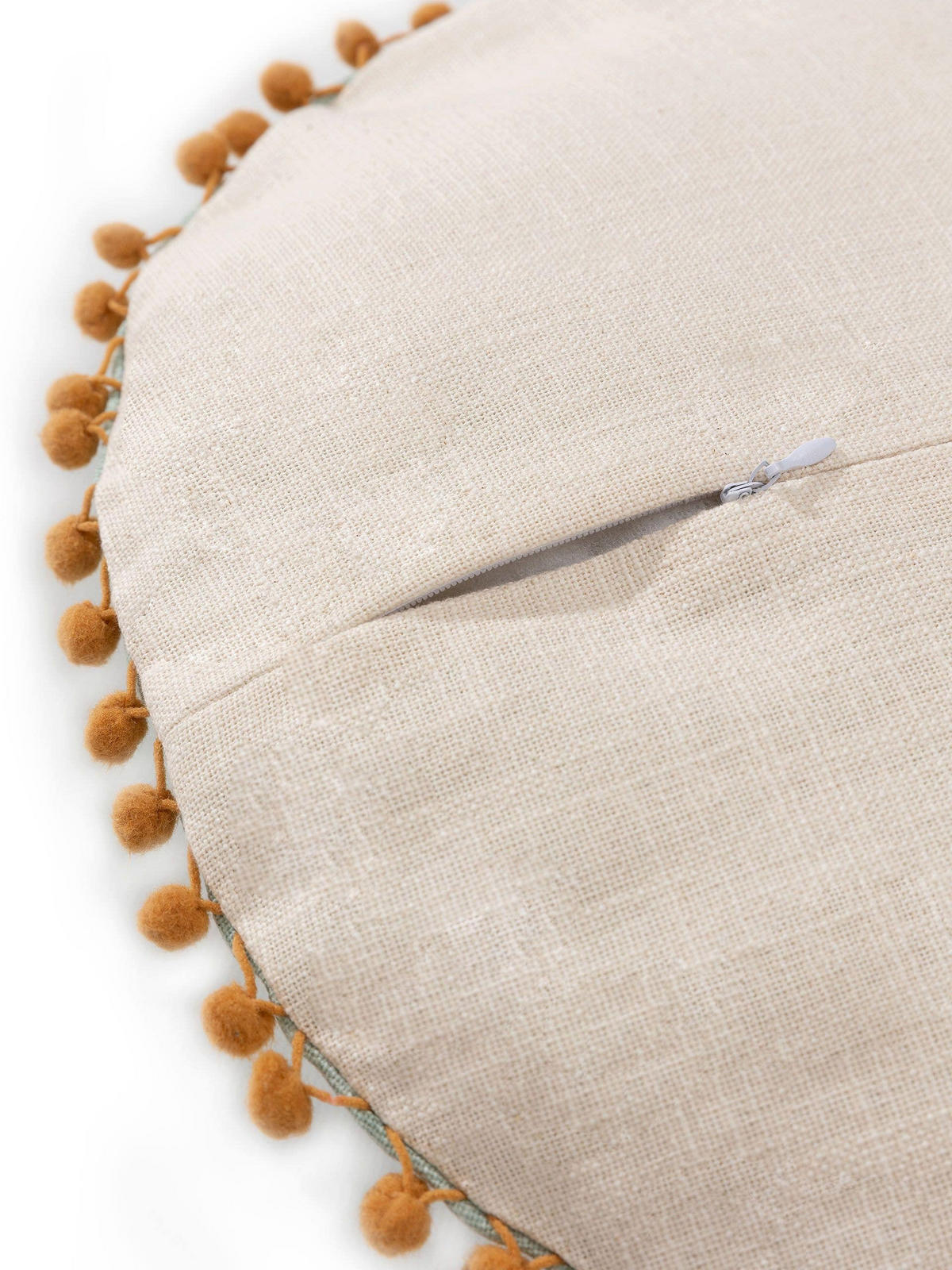 KISSENBEZUG Savannah Multicolor ø 40 cm rund - Multicolor, Textil (40/40cm) - Lytte