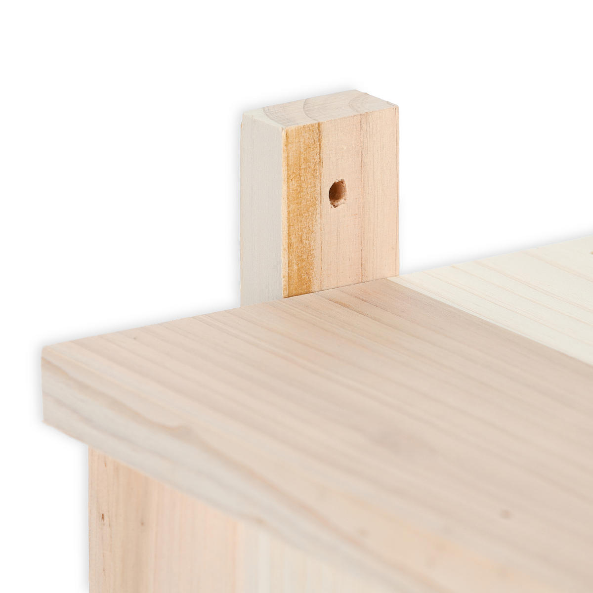 NISTKASTEN - Hellbraun, Holz (15/25/21.5cm) - Relaxdays