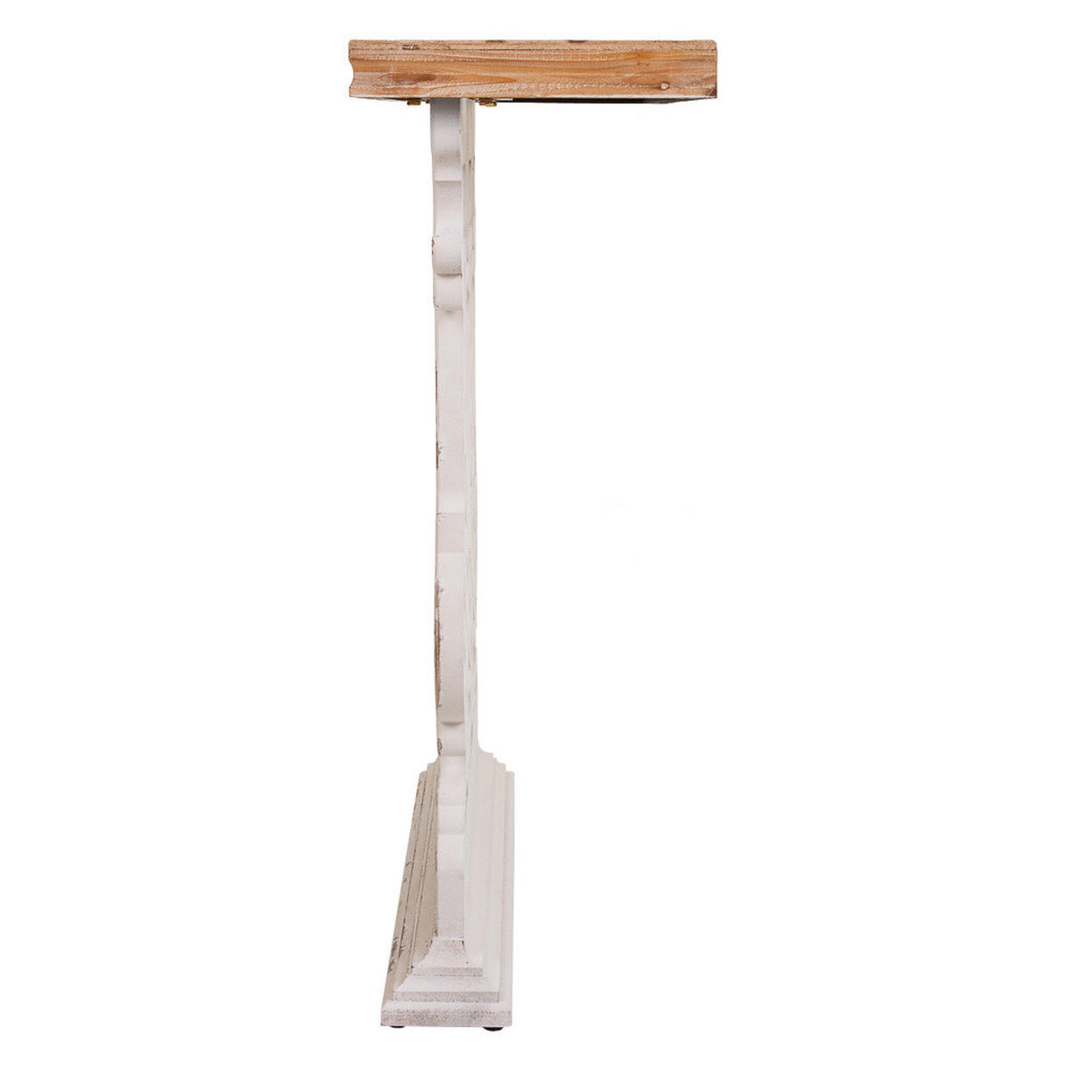 KONSOLENTISCH aus Holz, weiß, 81x30x82cm - Multicolor, Holz (82/81/30cm) - Wanderlust