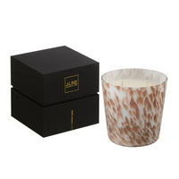 DUFTKERZE NOA - Weiß/Gold - S - 50 Std. - Weiß, Paraffin (11.5/12cm) - J-Line