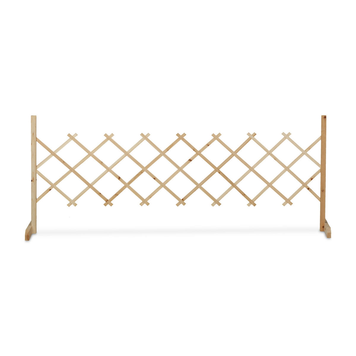 RANKGITTER - Hellbraun, Holz (180/73/28cm) - Relaxdays