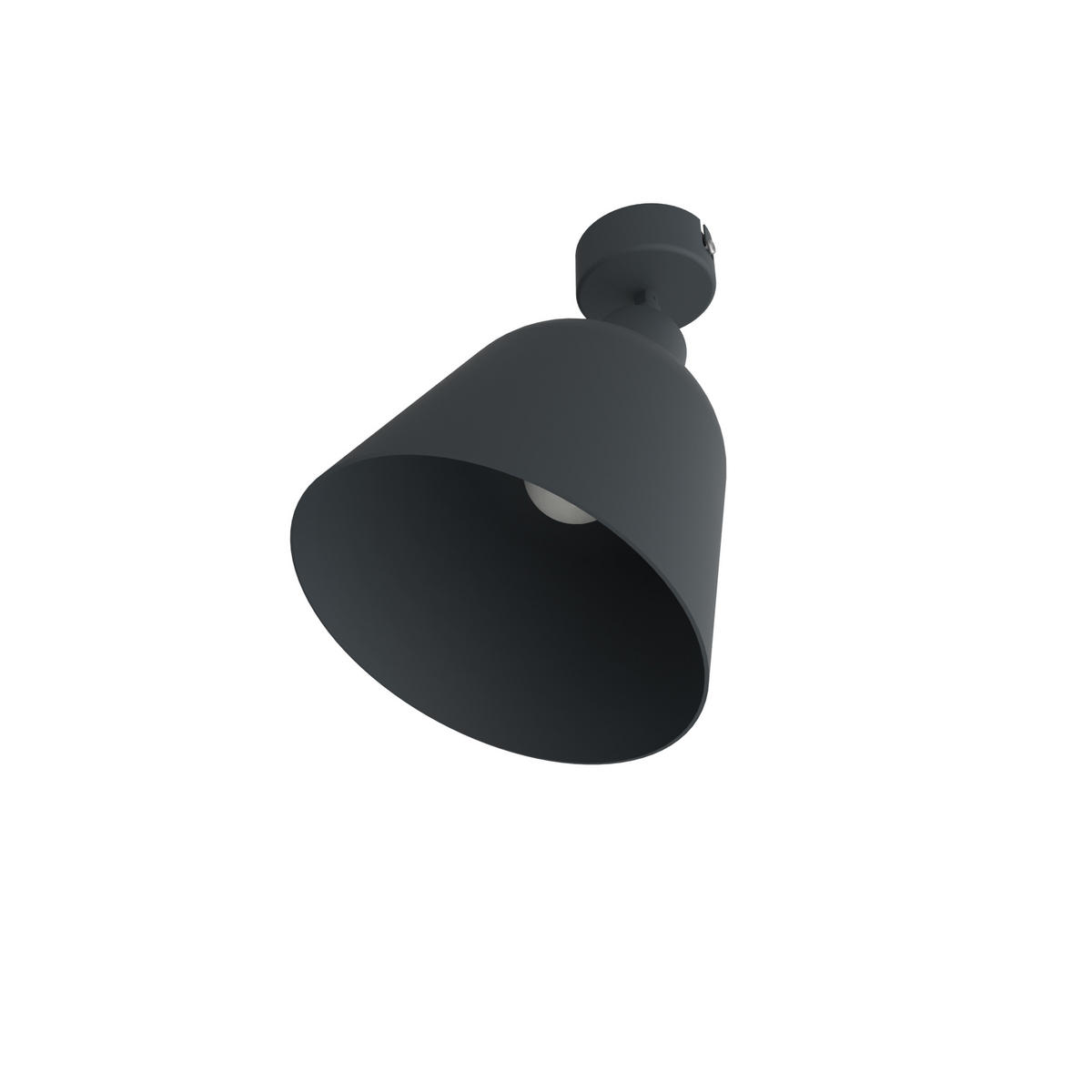 DECKENLEUCHTE - Anthrazit, Metall (25/25/32.5cm) - Lumicom