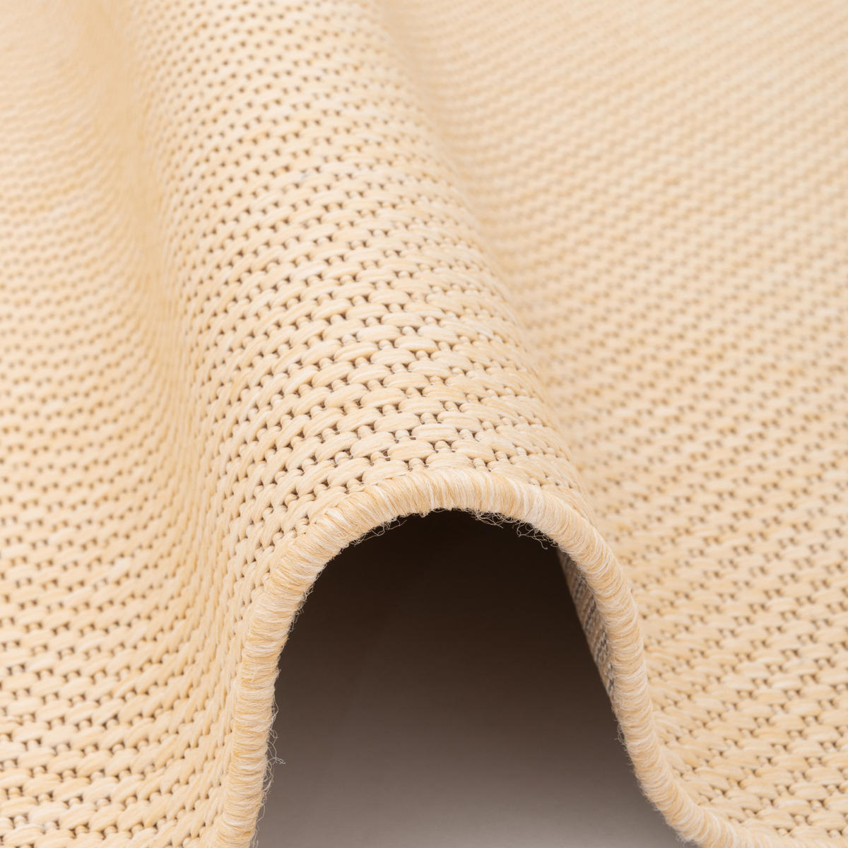 IN & OUTDOOR TEPPICH FLACHGEWEBE VALENCIA MIX - Honig, Textil (120/170cm) - Pergamon