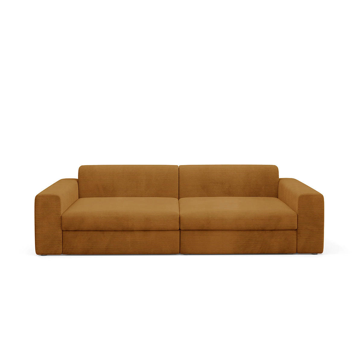 SOFA Paola 3 Sitzplätze Senfgelb - Gelb, Holz (272/86/120cm) - Petits-meubles