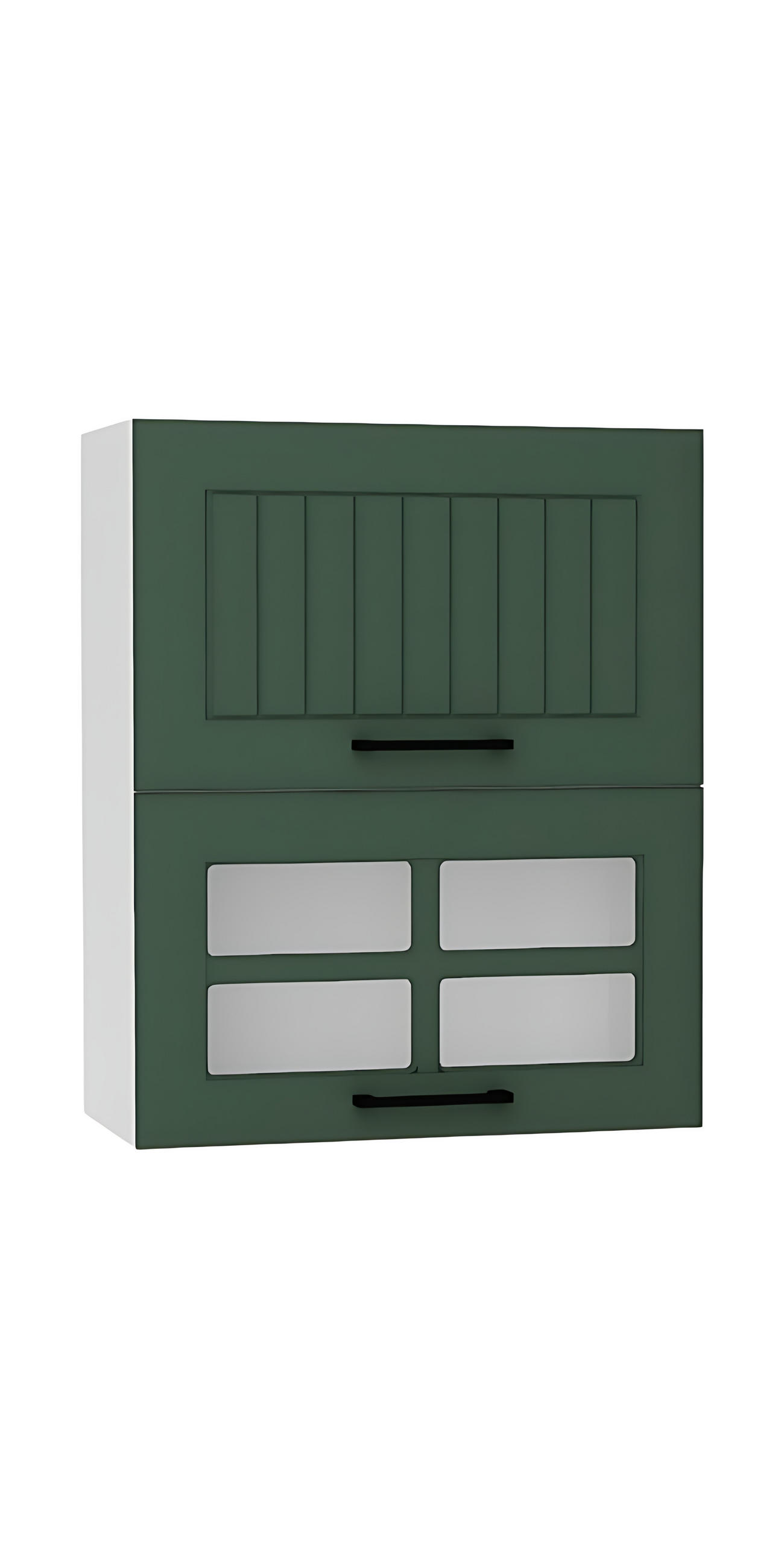 GLASHÄNGESCHRANK W60GRF/2 SD – ARVION – Funktionales Design Konzept – Grün / Matt - Grün, Glas/Holzwerkstoff (60/72/30cm) - ROYAL24_MARKT