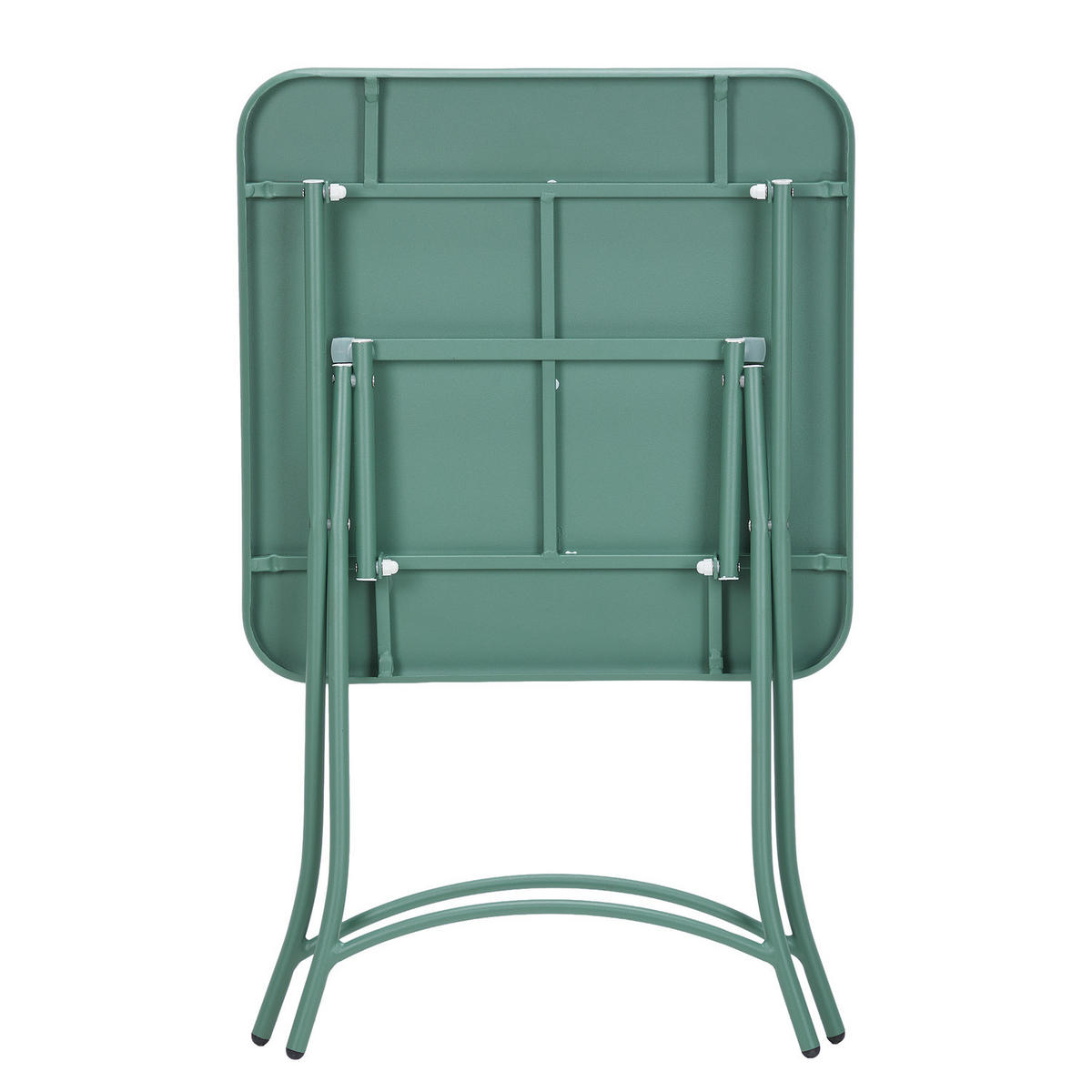 KLAPPTISCH Urban One 58x58 cm - Grün, Metall (58/58/74cm) - Butlers