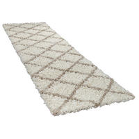 HOCHFLORTEPPICH 60/100 cm Kalmar 441 - Weiß, Textil (60/100cm) - Paco Home