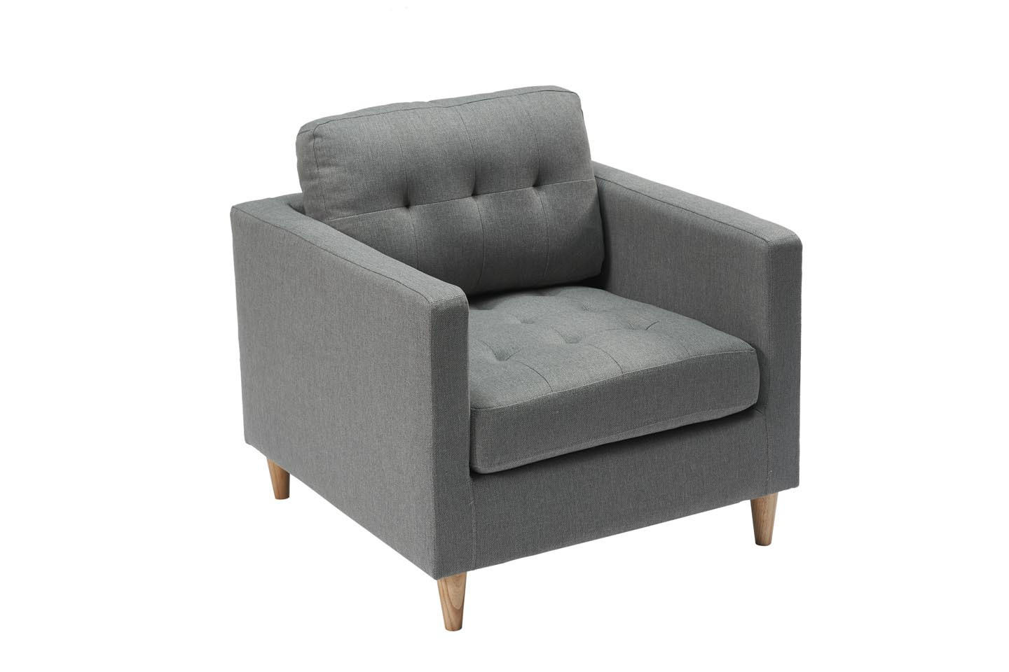 SESSEL grau - Grau, Holz (80/82/84cm) - ebuy24