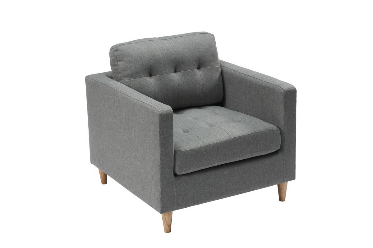 SESSEL grau - Grau, Holz (80/82/84cm) - ebuy24