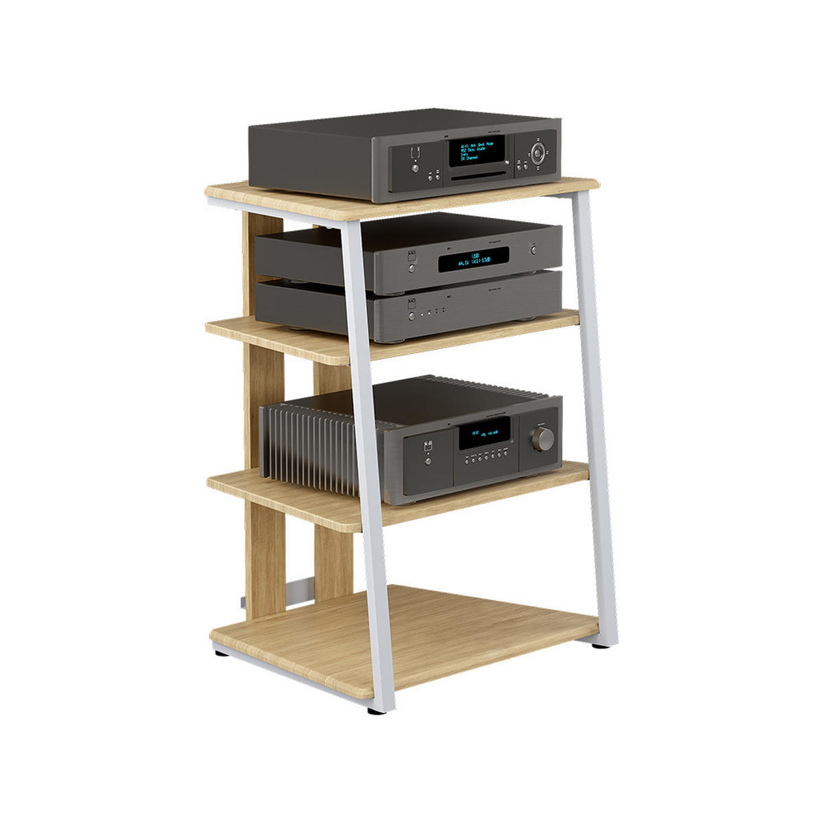 ÚLOŽNÁ POLICE Tonar Sonoma/bílá - Sonoma dub, kompozitní dřevo (61/78/53cm) - Vicco