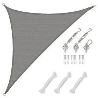 SONNENSEGEL Luftdurchlässig 600/420 cm Grau - Grau, Kunststoff (420/600cm) - Amanka