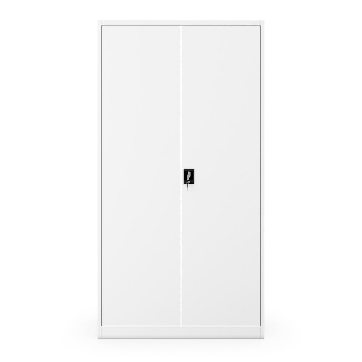 AKTENSCHRANK Jan II 220 - Weiß, Metall (115/220/40cm) - Jan Nowak