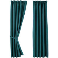 VORHANG 2ER SET NEWYORK HxB 245x295 cm Petrol - Petrol, Textil (295/245cm) - Gardinenbox
