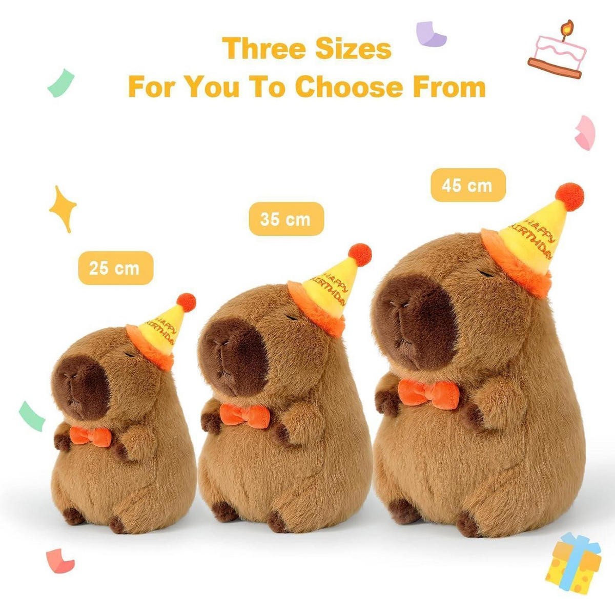 STOFFTIER Capybara 35 cm - Braun, Textil (25/35cm)
