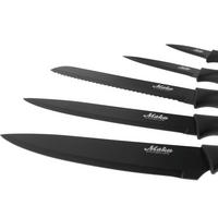 EDSTAHLMESSER 5er-Set - Schwarz, Metall