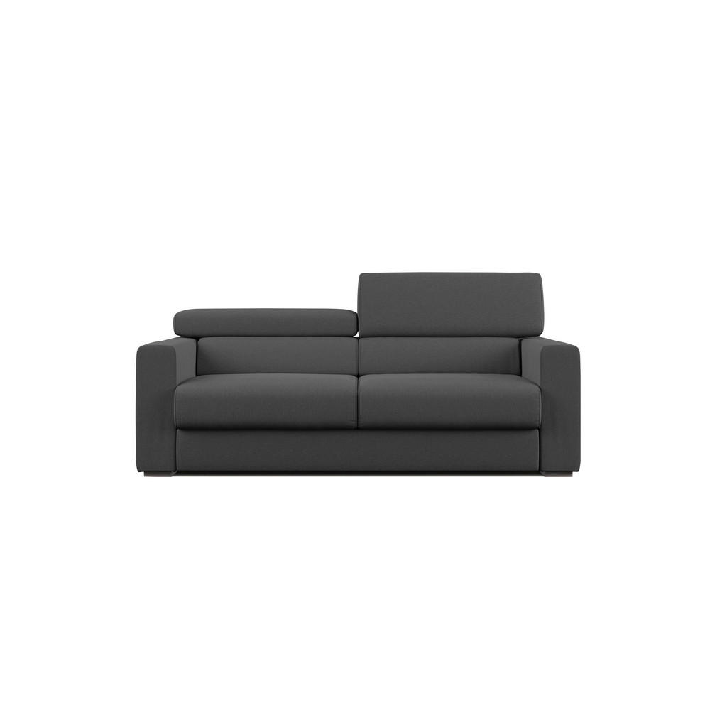 Thumbnail - Divani.store Linearsofa, Anthrazit, Textil, 188x89x100 cm, Wohnzimmer, Sofas & Couches, Sofas