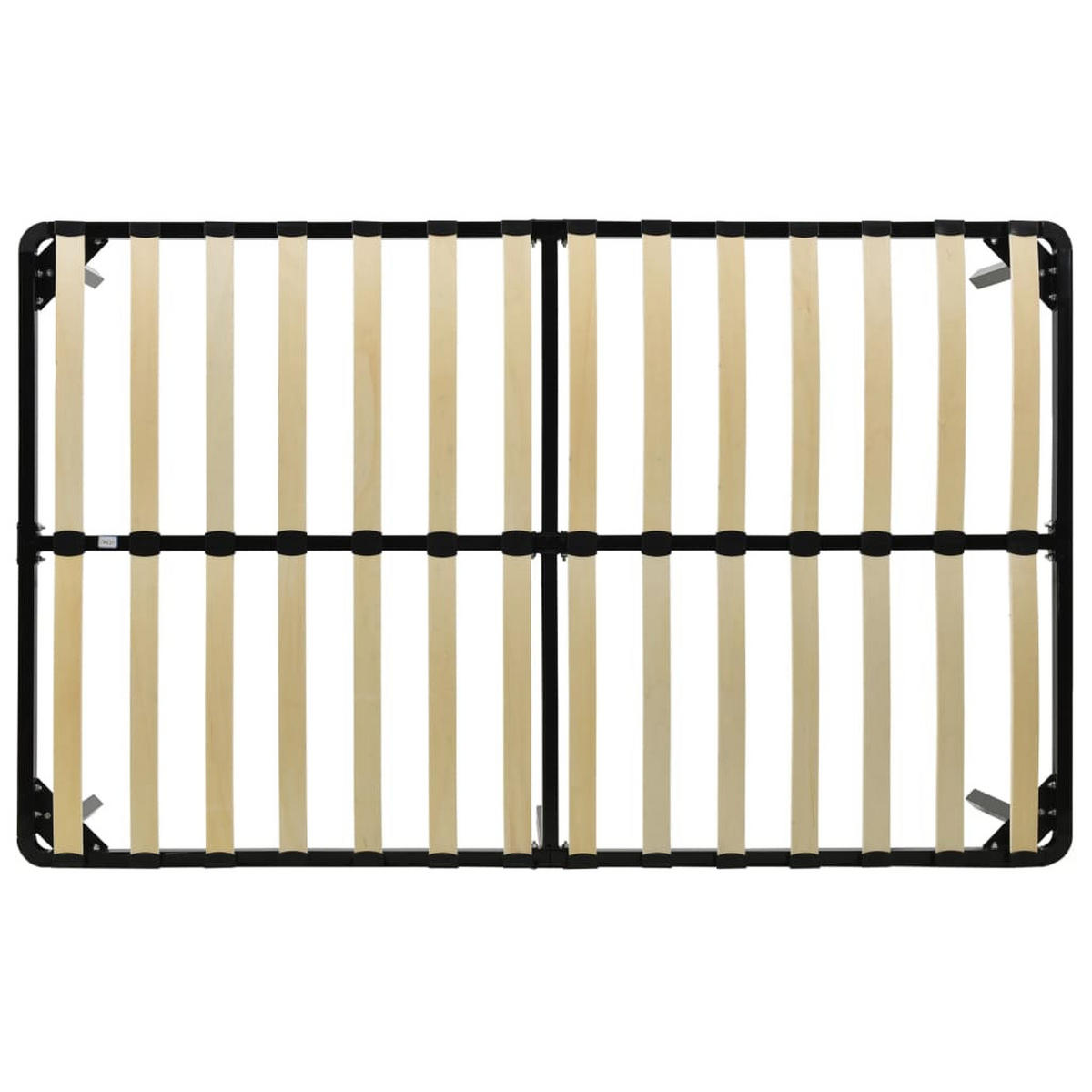 BETT SCHWARZ METALL 120X200 CM - Schwarz, Metall - vidaXL