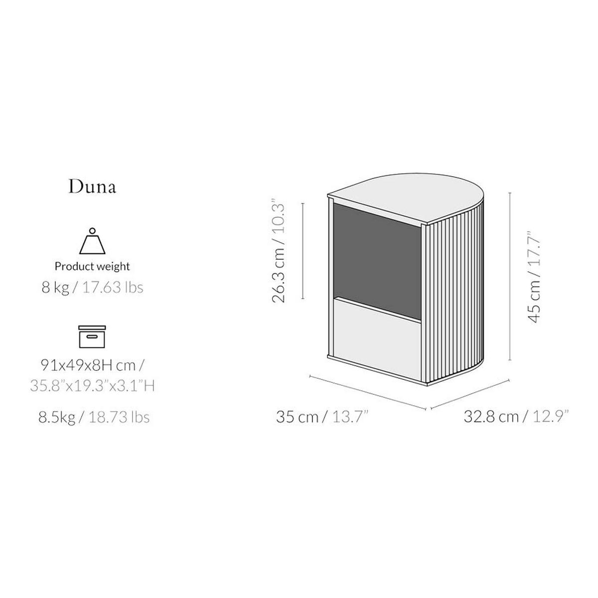 HOCKER Duna mit Stauraum - Eichefarben, Holz (35/45/32.8cm) - Woodendot