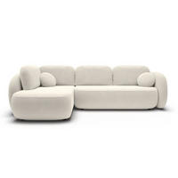 ECKSOFA Creme Olivio II Ausziehbar Links - Creme/Weiß, Textil (289/190cm) - Sepro Meble