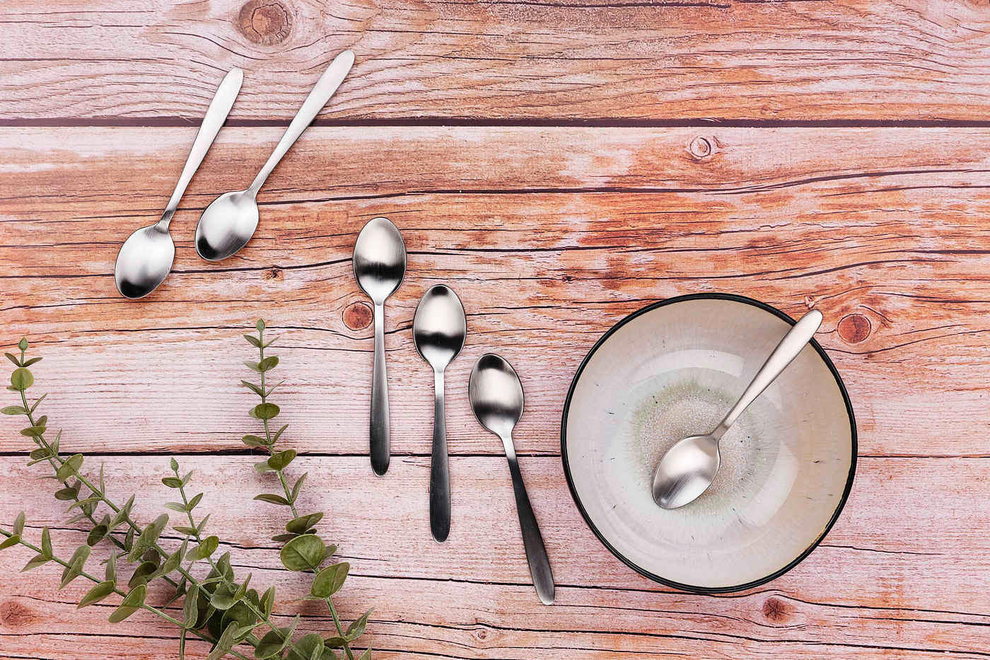 LÖFFEL 6er-Set Kaja - Silber - Silberfarben, Metall - Björn