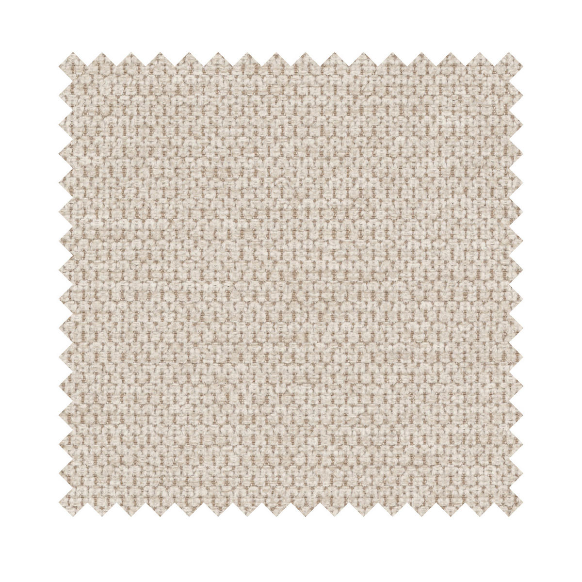 ECKSOFA Neluro Hellbeige Chenille wasserabweisend - Ecru/Schwarz, Kunststoff/Textil (268/184cm) - Selsey