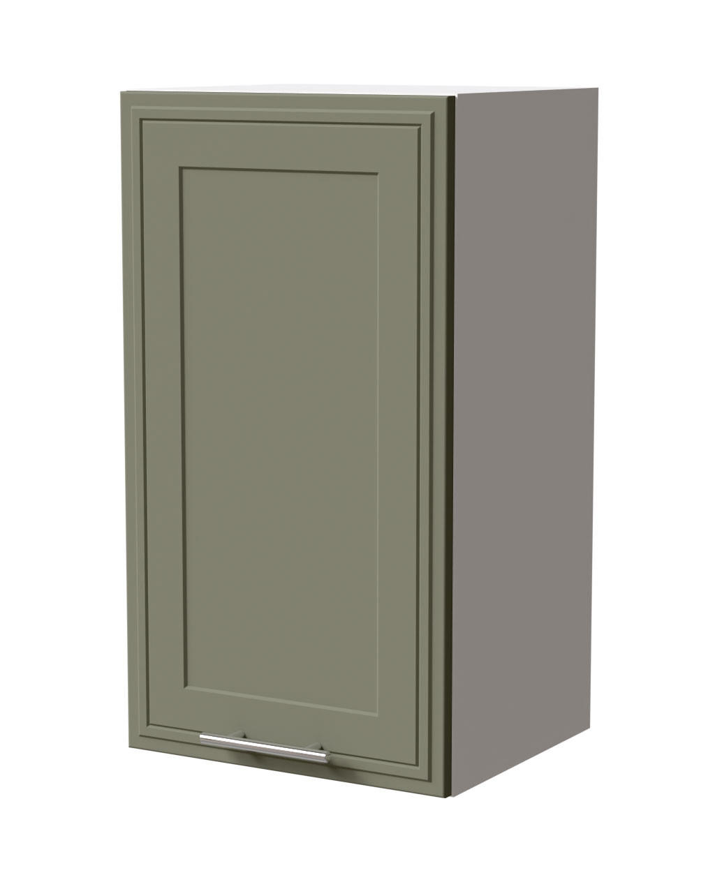 Feldmann-Wohnen Hängeschrank Grün, Weiß 40x72x32.5 cm