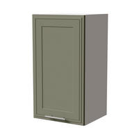 HÄNGESCHRANK Salo W2/40 Weiß / Reed Green Matt 40 / 32,5 / 72cm - Weiß/Grün, Holz/Holzwerkstoff (40/72/32.5cm) - Feldmann-Wohnen