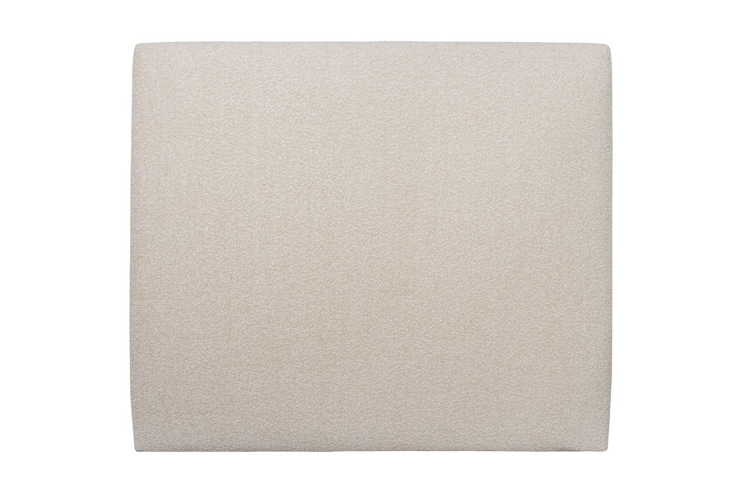 KOPFTEIL gepolstertes – hellbeiger Bouclé-Stoff - 200 cm - Beige, Holz (200/120/10cm) - Sommeil de Plomb