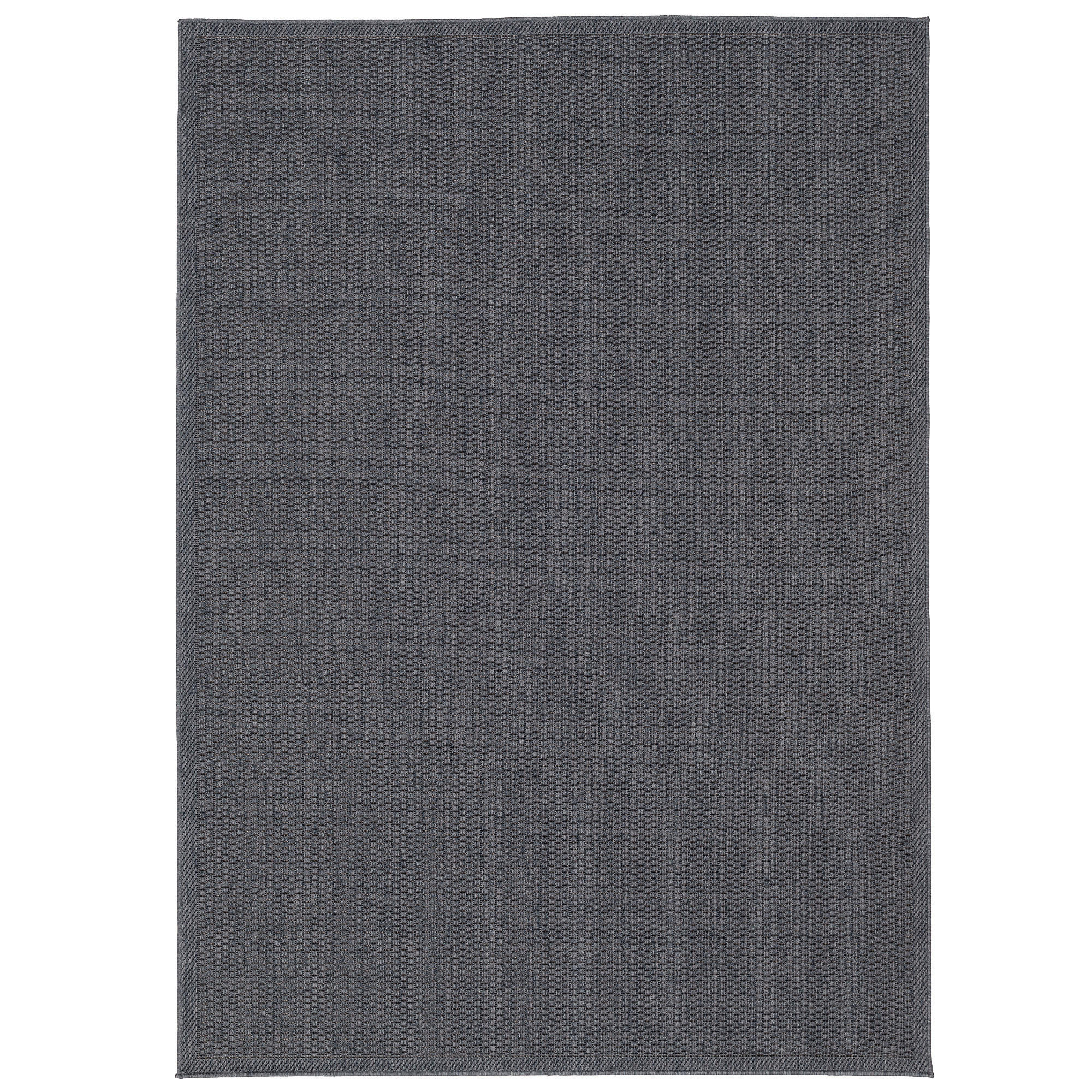 IN & OUTDOOR TEPPICH MARBELLA BORDÜRE - Anthrazit, Textil (140/200cm) - Pergamon