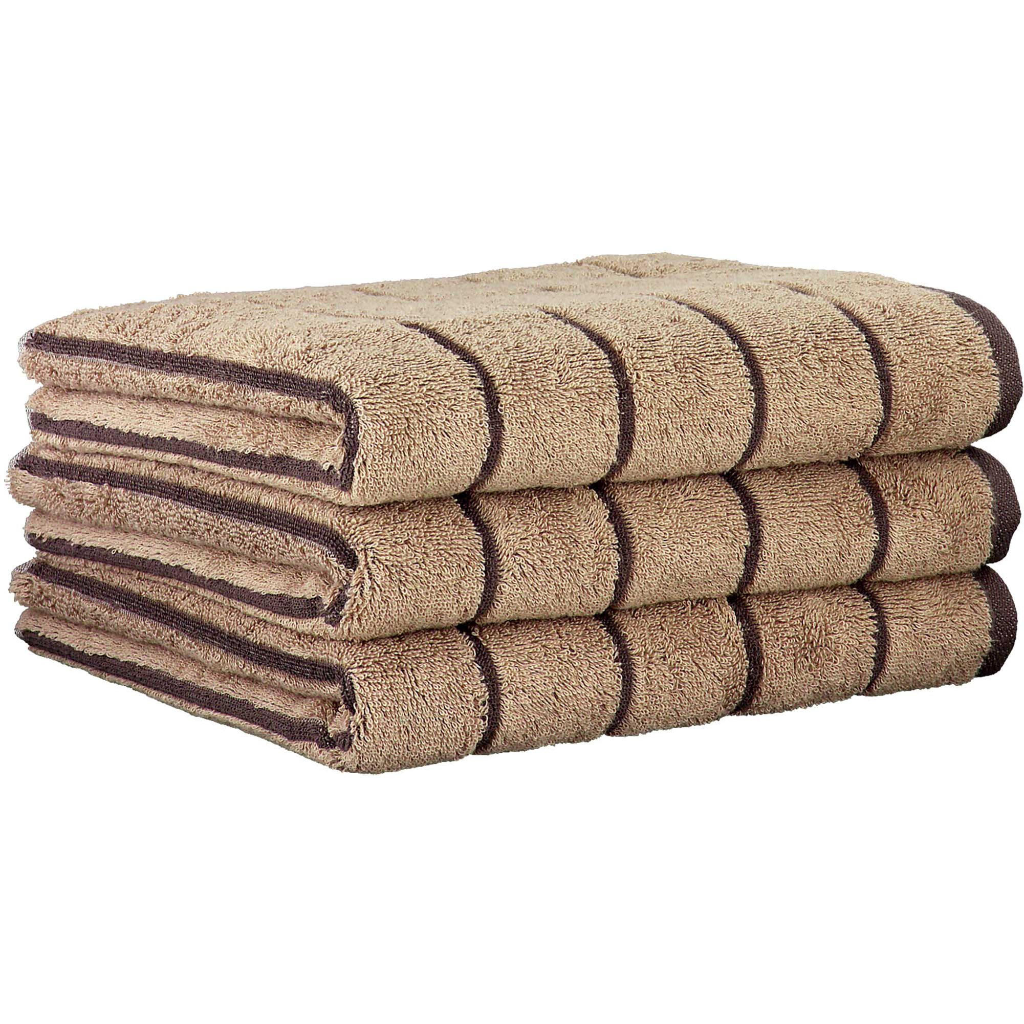HANDTUCH Unisex Balance Beige 3er Pack Baumwolle - Sandfarben, Textil (200/135cm) - Cawoe