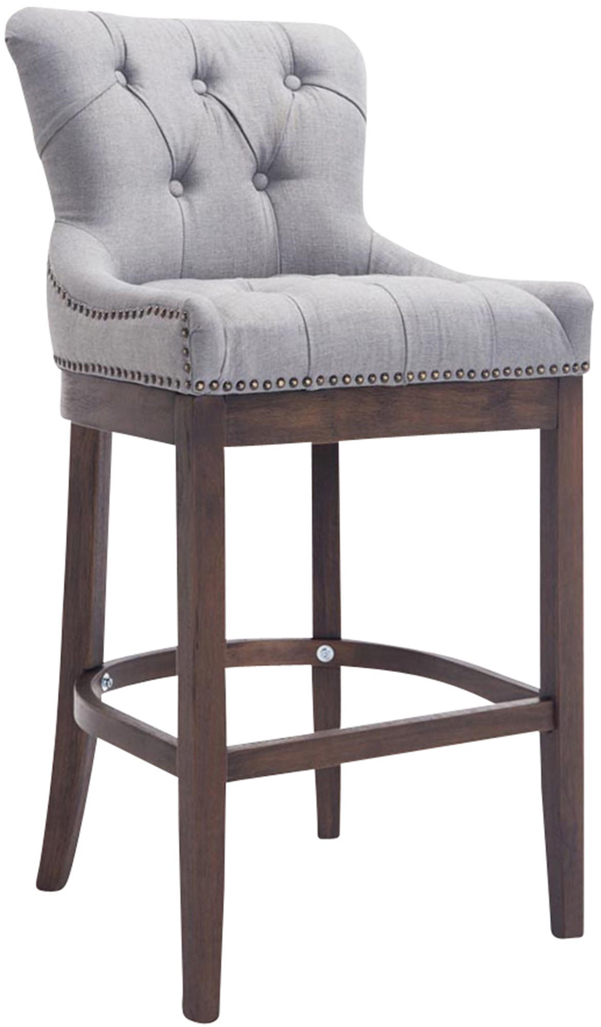 CLP Barhocker Hellgrau 55x109x57 cm
