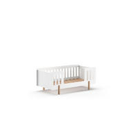 BABYBETT SMILE Weiß 79x150x61 cm - Weiß, Holz - FURNLUX