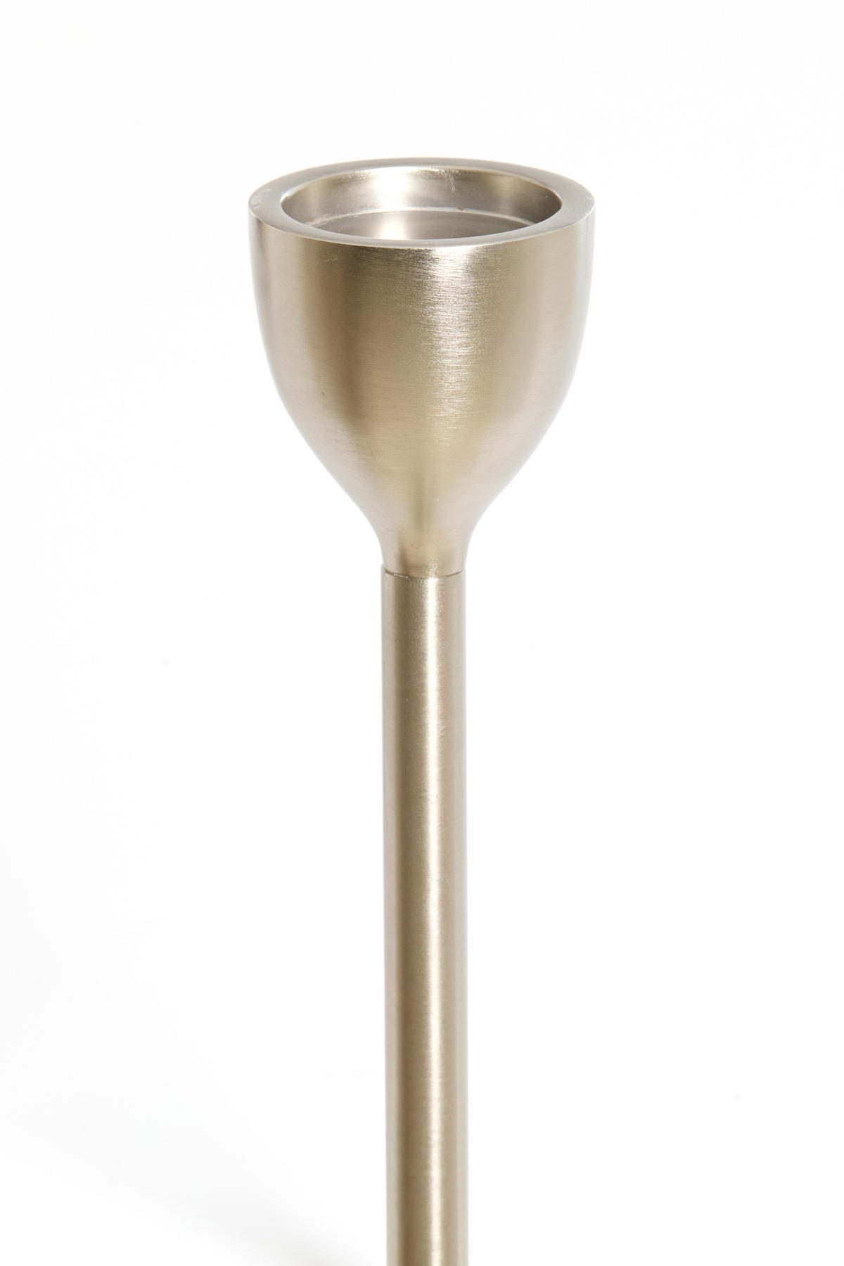 KERZENHALTER Velez Silber Ø13/90 cm - Silberfarben, Metall (13/90/13cm) - Light & Living