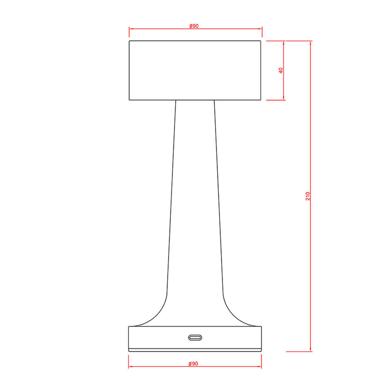 LED TISCHLEUCHTE Nickel Matt - Silberfarben, Metall (9/9/21cm) - Globo Lighting