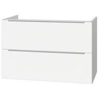 HOME24 Waschtischunterschrank Malba Typ B - Weiß Hochglanz, Holzwerkstoff (80/54/47cm) - home24