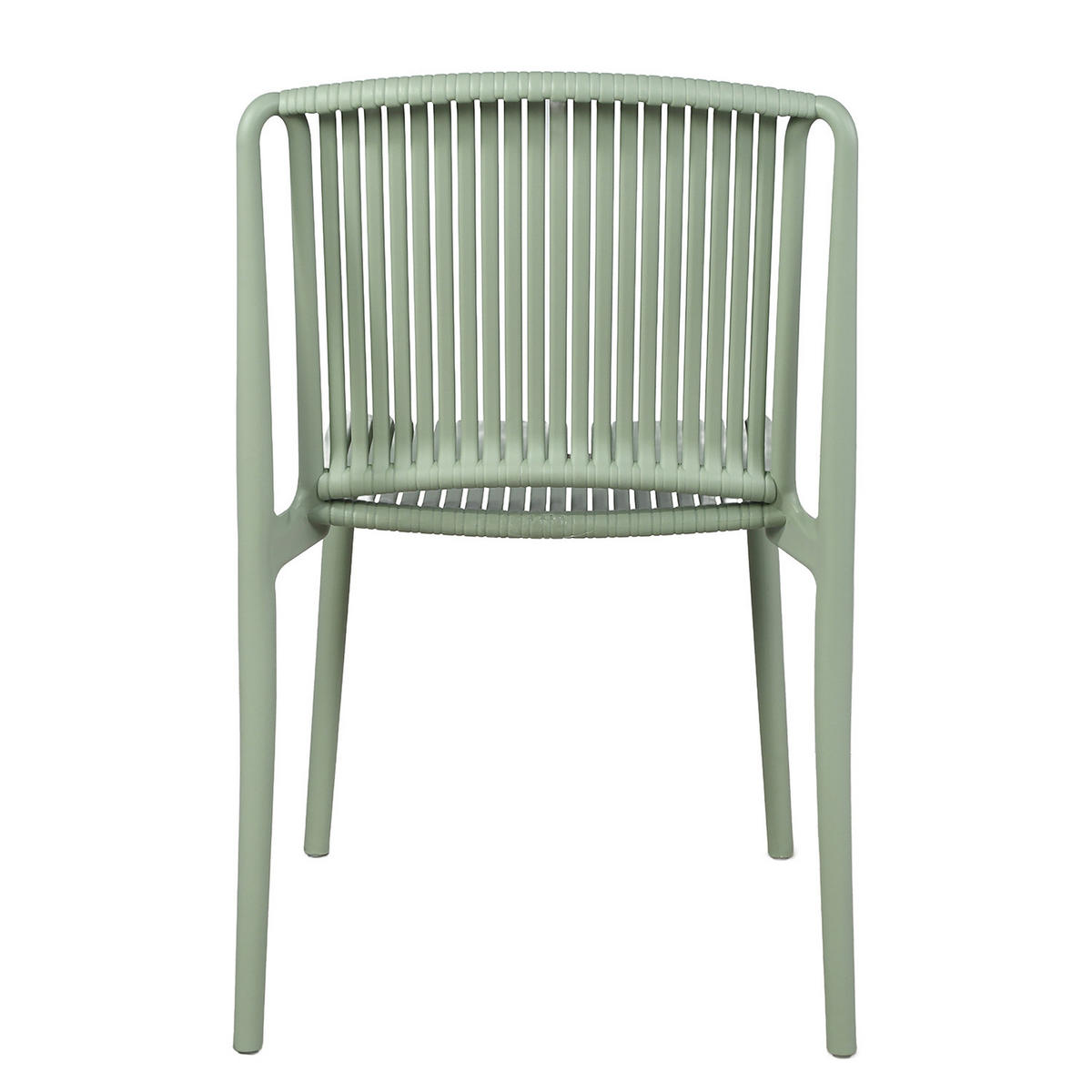 GARTENSTUHL - 2er-Set - Polypropylen - Salbeigrün, Kunststoff (53/83/56cm) - home24