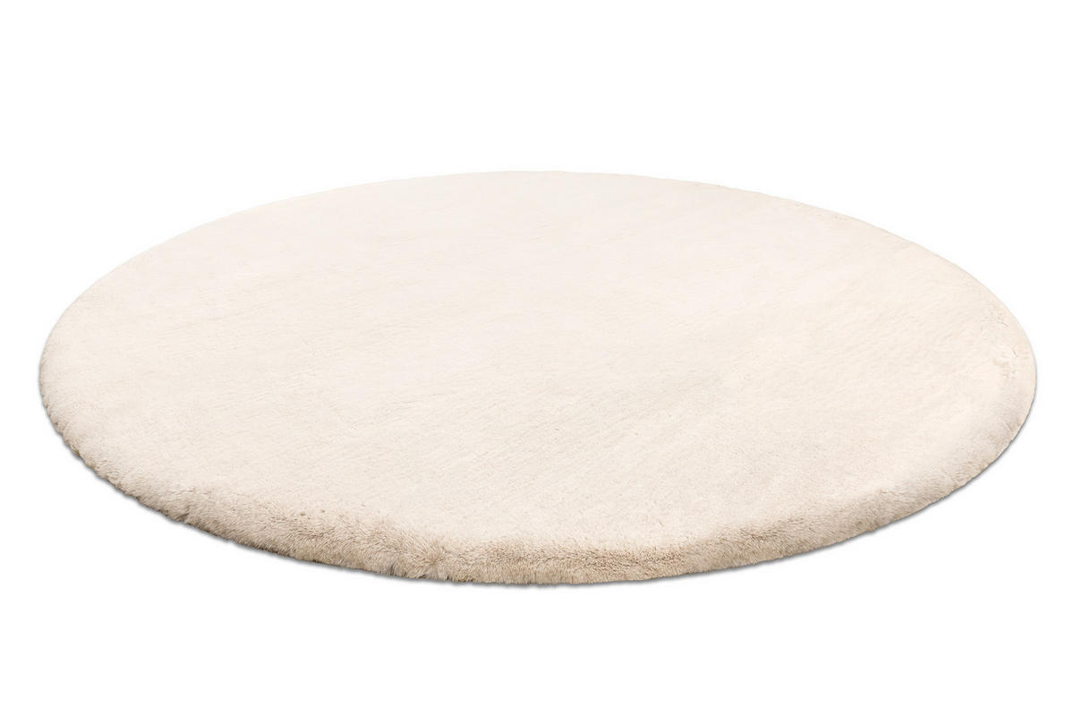 TEPPICH Teddy New 120/120 cm - Beige, Textil (120/120cm) - rugsX