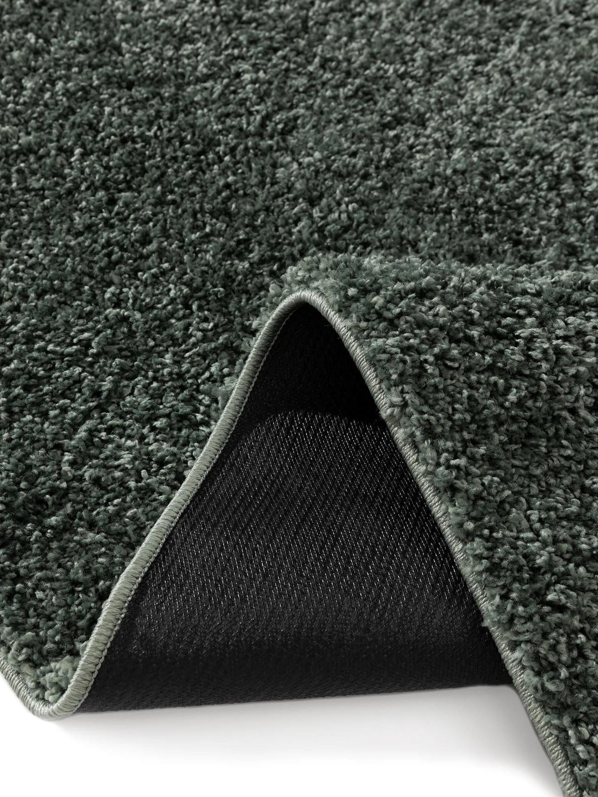 HOCHFLORTEPPICH Soho Hellgrün 160x160 cm - Hellgrün, Kunststoff (160/160cm) - benuta