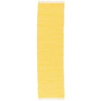 BAUMWOLLE NATUR TEPPICH LÄUFER JOLLY COTTON - Gelb, Textil (70/140cm) - Pergamon