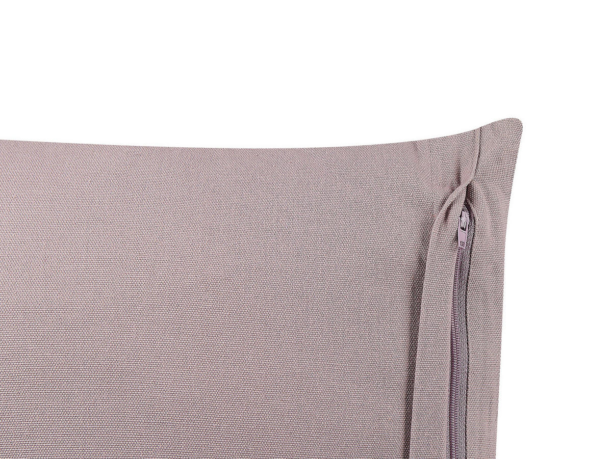 DEKOKISSEN 2er-Set Rosa 45/45 cm Silybum - Pink, Textil (45/45cm) - Beliani